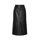 DEA THE LABEL |  VELOCITY LEATHER SKIRT | BLACK