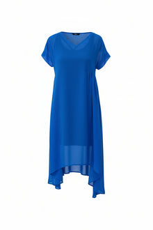 N-E-S | KIRA DRESS | black, ink, digital cobalt, cranberry