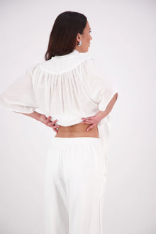 N-E-S | GIN SATIN PANTS | PEARL