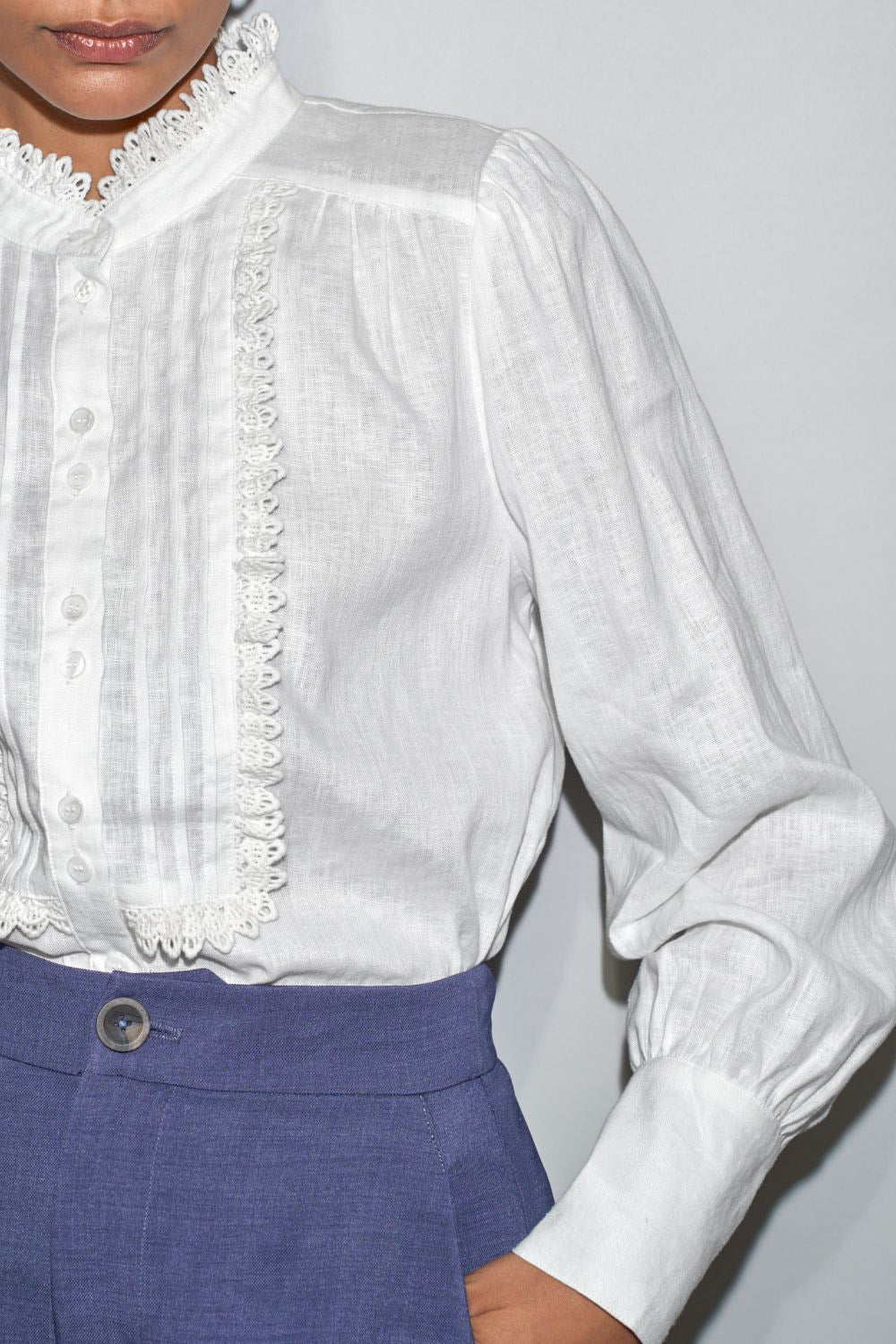 Zoe Kratzmann Haze top
The haze top distils refinement, romance and precision into a blouse that feels effortless to wear and enduring to own. a signature piece, everyday luxury.