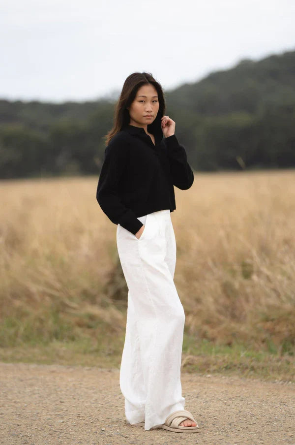 LILLY PILLY | EMMA CASHMERE KNIT | BLACK
