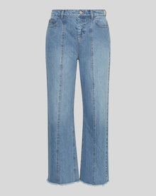 MSCH | ELI ADA HW STRAIGHT ANKLE JEANS

Our Eli Ada jeans is a high waisted, straight legged jeans with cutline details along the legs and a rough hemline. They feature both front and back pockets. The jeans perfectly matches the Eli Ada vest and jacket.

These jeans has a regular fit. The model is 173cm and wears s size S.

Composition: 100% Certified Organic Cotton