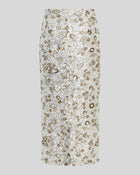 MSCH Copenhagen Magnolia Skirt with shimmering sequin detailing, designed in a flattering high waisted silhouette with a straight cut fit. Crafted from a comfortable polyester and elastane blend, this statement skirt adds a touch of glamour to both casual styling and elevated evening looks.