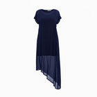 The NES Flow Dress – a versatile chiffon dress with adjustable drape styling. Wear it your way for day or night. Designed and made in NZ.