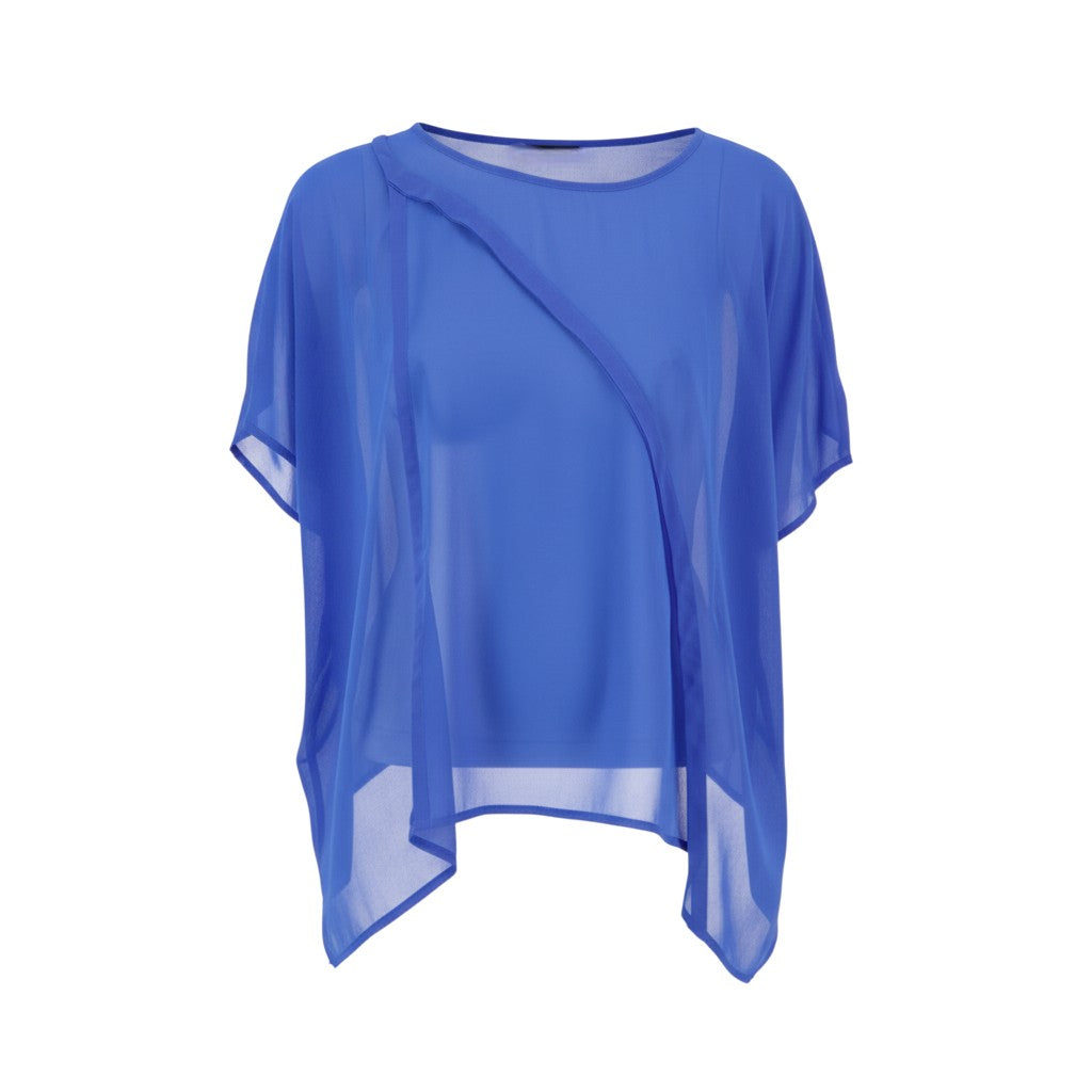 The NES Luna Top – a sheer chiffon top with exposed seams and relaxed fit. Perfect for layering. Lightweight and NZ made.