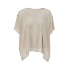 The NES Luna Top – a sheer chiffon top with exposed seams and relaxed fit. Perfect for layering. Lightweight and NZ made.