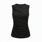 NES Lyla Mesh Tank Flattering designed in a soft, stretch mesh. Featuring front rouching and a double-layered front for added coverage. Made in NZ