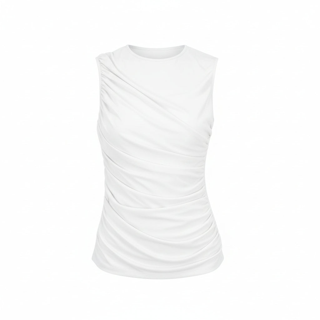 NES Lyla Mesh Tank Flattering designed in a soft, stretch mesh. Featuring front rouching and a double-layered front for added coverage. Made in NZ