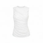 NES Lyla Mesh Tank Flattering designed in a soft, stretch mesh. Featuring front rouching and a double-layered front for added coverage. Made in NZ
