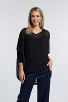 The NES Virtue Tunic – a floaty, relaxed tunic with a scoop neck, curved hem and effortless drape. Perfect layered over a Lattice Singlet. NZ made.
