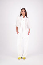 N-E-S | GIN SATIN PANTS | PEARL