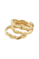 Classy is timeless! With the PENELOPE rings from Pilgrim, you get a unique wavy design and a sharp graphic silhouette that gives you triple trend points in a single set. 
Available in Gold-plated &amp; Silver-plated wavy rings
3-in-1 set
Adjustable size 51-55
For a stacked look
Made from 99% recycled material