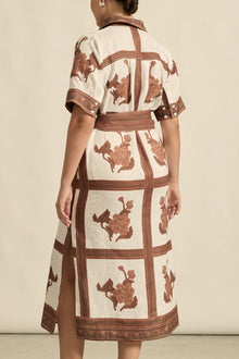 The roam dress is cut in airy linen, finished with thoughtful trim and a side split for relaxed movement. With an exclusive print crafted in luxurious and timeless mocha hues this makes the roam dress perfect for resort styling or everyday luxury.

crisp collar and covered placket deliver refined finish
custom zk exclusive coffee collage print
wide self-tie belt for tailored shape
side split and relaxed fit offer comfort and movement
finished hem and sleeve trim for elevated detail
vacation-ready and trans-