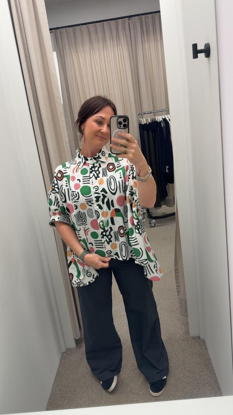N-E-S | RYN SHIRT | retro print
