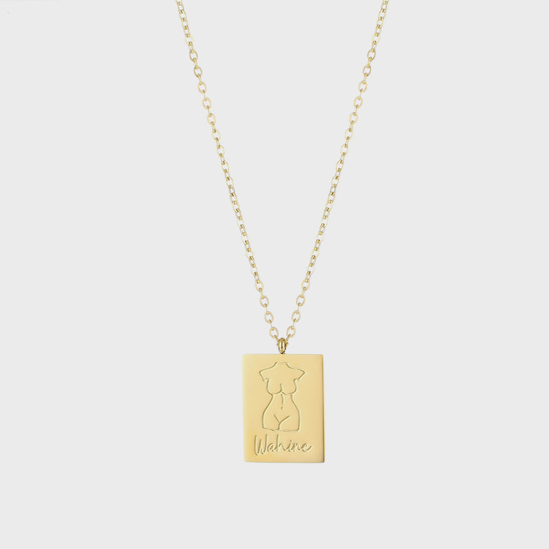 PĀMU | WAHINE NECKLACE | GOLD