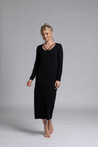 The NES Long Sleeve Lattice Slip Dress is the ultimate go-to lounge dress, designed for effortless comfort and versatility. Crafted in our signature reversible lattice fabric, this long sleeve slip dress is relaxed through the body for easy wear. Wear it solo for a minimalist look, or layer with an oversized coat or shirt for elevated styling.